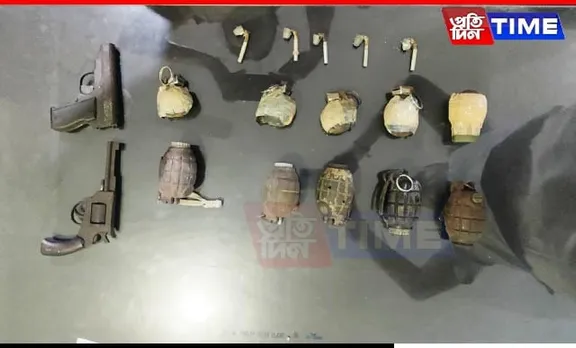 Arms and Ammunition from NDFB Days Recovered by Assam Police in Sonitpur
